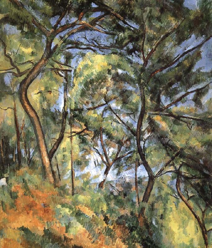 Paul Cezanne forest France oil painting art